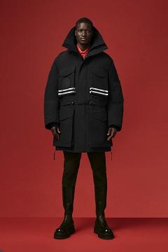 Chamarras Canada Goose Hombre Outlet - Snow Mantra Abrigos Negros PM5126409